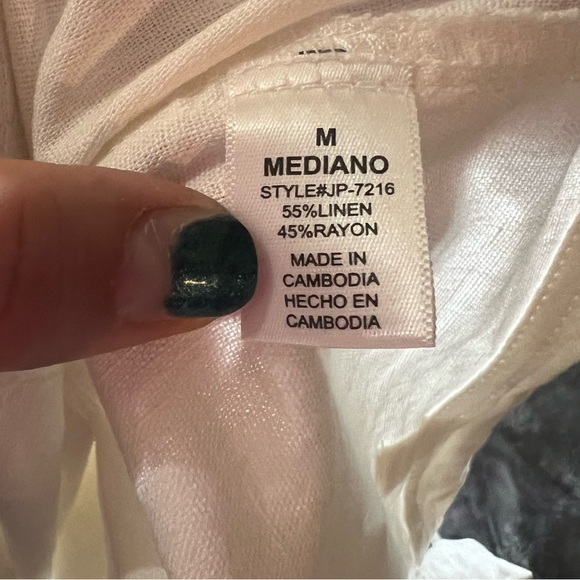 White Linen Pants - Picture 11 of 13